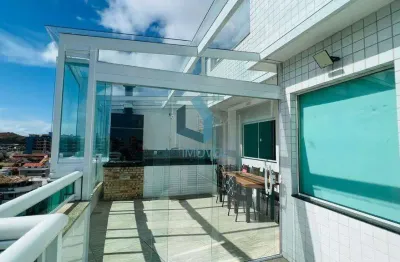 Cobertura para venda em cabo frio, centro, 3 dormitórios, 1 suíte, 3 banheiros, 2 vagas