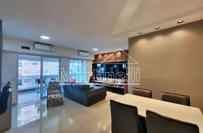 Apartamento Alto Padrão mobiliado de 93m² de área útil à venda, próximo ao Parque Uber Sul - Ribeirão Preto/SP.