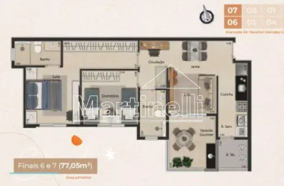 Apartamento à venda no condomínio chianti beach residence, próximo ao parque olhos d`água - ribeirão preto/sp.