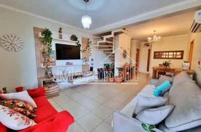 Sobrado à venda no condomínio santorini club residence, próximo ao parque carlos raya - bairro jardim botânico, ribeirão preto/sp.