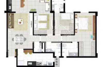 Apartamento à venda no condomínio asas do sul, próximo ao ribeirão shopping - ribeirão preto/sp.