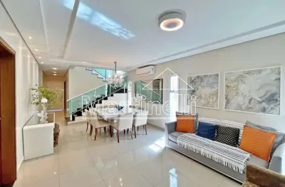 Sobrado à venda no condomínio figueira branca, próximo ao novo shopping - ribeirão preto/sp.