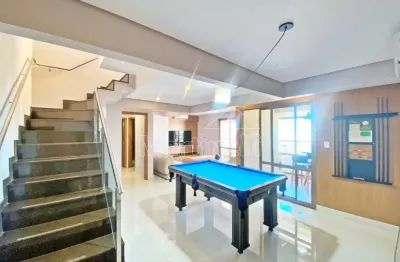 Cobertura alto padrão mobiliada de 232m² de área útil para venda e locação, próximo ao parque carlos raya - bairro jardim botânico, ribeirão preto/sp.