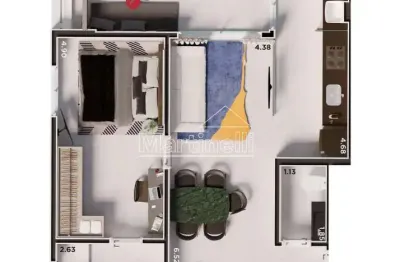 Apartamento à venda no edifício icon smart home, próximo ao ribeirão shopping - ribeirão preto/sp.