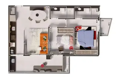 Apartamento à venda no edifício icon smart home, próximo ao ribeirão shopping - ribeirão preto/sp.