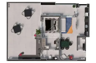 Apartamento à venda no edifício icon smart home, próximo ao ribeirão shopping - ribeirão preto/sp.