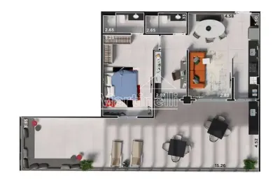 Apartamento à venda no edifício icon smart home, próximo ao ribeirão shopping - ribeirão preto/sp.