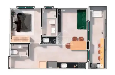 Apartamento à venda no edifício ribeirânia garden smart garden, próximo à unaep - ribeirão preto/sp