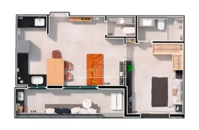 Apartamento à venda no edifício ribeirânia garden smart garden, próximo à unaep - ribeirão preto/sp