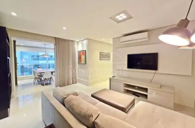 Apartamento mobiliado de 90m² de área útil para venda e locação no edifício berlim - bairro jardim botânico, ribeirão preto/sp.