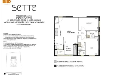 Apartamento com 2 quartos à venda no Quinta da Primavera, Ribeirão Preto 