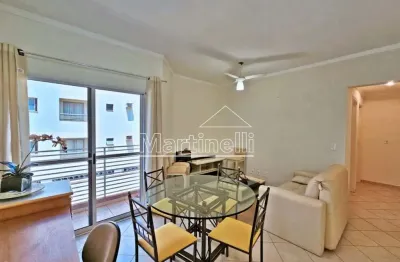 Apartamento mobiliado para locação no edifício athena, próximo ao cenourão - ribeirão preto/sp.