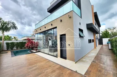 Sobrado para locação no condomínio alphaville ii, próximo ao ribeirão shopping - ribeirão preto/sp.