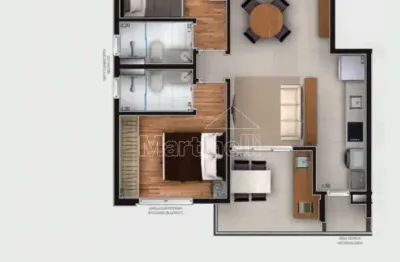 Apartamento com 2 quartos à venda no Residencial Taiwan, Ribeirão Preto 
