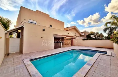 Sobrado de 230m² de área construída para venda e locação no condomínio quinta do golfe, próximo ao shopping iguatemi - bairro condomínio quinta do golfe, ribeirão preto/sp.