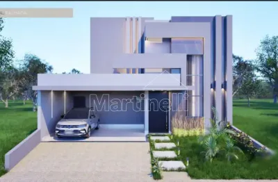 Casa térrea à venda no condomínio quinta da mata i, próximo ao novo shopping - ribeirão preto/sp.