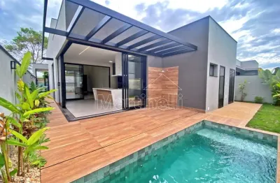 Casa térrea à venda no condomínio terras de siena, próximo ao shopping iguatemi - ribeirão preto/sp.