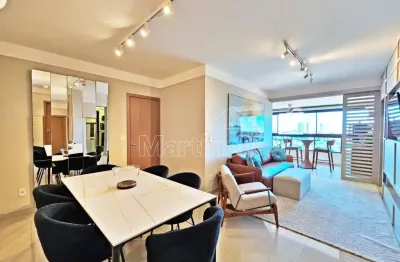 Apartamento à venda no condomínio domaine botanique, próximo a rua chile - ribeirão preto/sp.