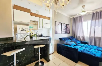 Apartamento semi mobiliado de 46m² para locação, próximo ao sesi - ribeirão preto/sp.