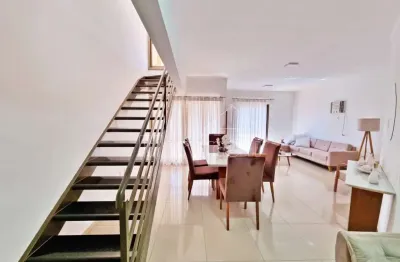 Cobertura mobiliada de 216m² de área útil para locação no edifício bahamas, próximo ao parque carlos raya - bairro jardim botânico, ribeirão preto/sp.