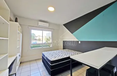 Apartamento mobiliado para locação no condomínio the spot, próximo a faculdade unaerp - ribeirão preto/sp.