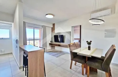Apartamento mobiliado para locação no condomínio apogeo, próximo ao ribeirão shopping - ribeirão preto/sp.