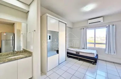 Flat mobiliado à venda no condomínio the spot, próximo à unaerp - ribeirão preto/sp.