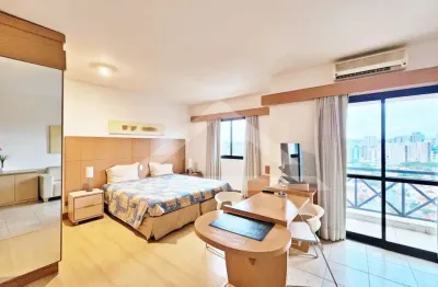 Flat para locação no edifício araucária plaza, próximo a avenida antônio diederichsen - ribeirão preto/sp.