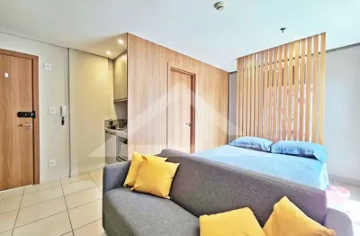 Flat para locação no edifício monte santo, próximo a verace pizzaria - ribeirão preto/sp.