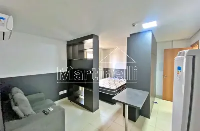 Flat mobiliado de 30m² de área útil a venda no edifício monte santo, próximo ao ribeirão shopping - bairro jardim nova aliança, ribeirão preto/sp.