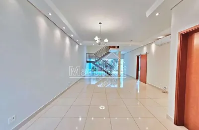 Sobrado para locação no condomínio nova aliança residencial, próximo ao ribeirão shopping - ribeirão preto/sp.