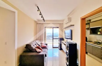 Apartamento mobiliado para locação no edifício jasmim, próximo ao parque carlos raya - ribeirão preto/sp.