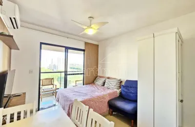 Flat mobiliado para venda e locação no edifício toscana, próximo ao ribeirão shopping - ribeirão preto/sp.