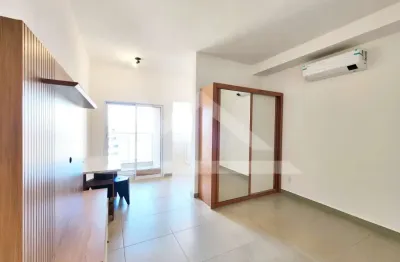 Flat semi mobiliado para locação no edifício via appia, próximo ao novo shopping - ribeirão preto/sp.