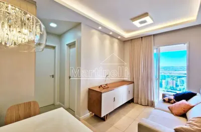 Apartamento mobiliado para locação no edifício sunset club house, próximo ao parque carlos raya - ribeirão preto/sp.