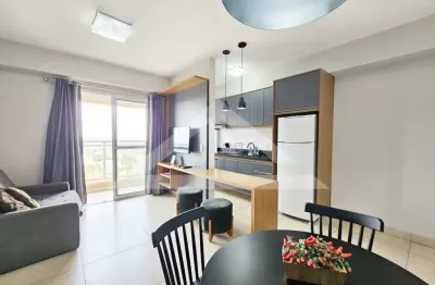 Apartamento mobiliado para locação no condomínio apogeo, próximo ao ribeirão shopping - ribeirão preto/sp.