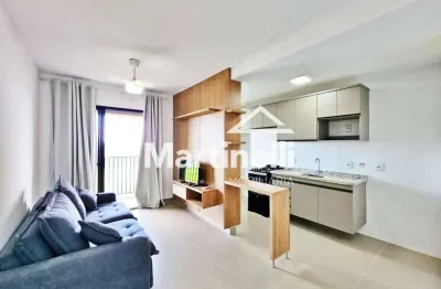 Apartamento semi-mobiliado para locação no edifício sette, próximo ao jaú serve supermercado - ribeirão preto/sp.