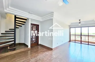 Cobertura para locação no edifício andaraí, próximo a faculdade unaerp - ribeirão preto/sp.