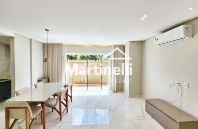 Apartamento térreo, semi mobiliado para locação no condomínio varanda botânico, próximo a avenida maurílio biagi - ribeirão preto/sp.