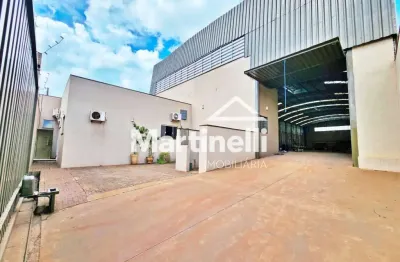 Salão comercial para locação no Bairro Distrito Industrial Adib Rassi, próximo à Rod. Anhanguera - Jardinópolis/SP.