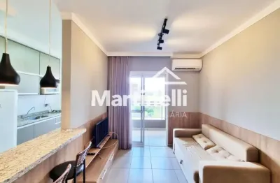 Apartamento mobiliado para venda e locação no edifício antuérpia, próximo a faculdade unip - ribeirão preto/sp.