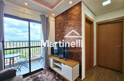 Apartamento mobiliado para locação no Condomínio Monterey, próximo ao Ribeirão Shopping - Ribeirão Preto/SP.