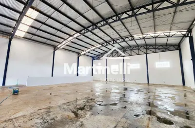 Galpão comercial para locação no Bairro Jardim Piratininga, próximo à Av. Bandeirantes - Ribeirão Preto/SP.