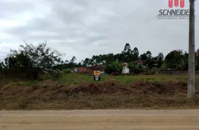 Terreno à venda no bairro araponguinhas em timbó/sc