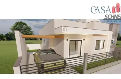 Casa com 2 dormitórios à venda no bairro padre martinho stein em timbó/sc