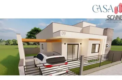 Casa com 2 dormitórios à venda no bairro padre martinho stein em timbó/sc
