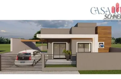 Casa com 2 dormitórios à venda no bairro padre martinho stein em timbó/sc