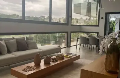 Casa em condomínio fechado com 4 quartos à venda na rua vicente quercia, alphaville dom pedro 3, campinas, 490 m2 por r$ 4.950.000