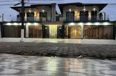 Casa em condomínio fechado com 2 quartos à venda na Avenida João André Quintale, Balneário Maracanã, Praia Grande