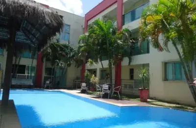 Oferta!! lindo apartamento flat mobiliado no cond. macarena - ponta negra